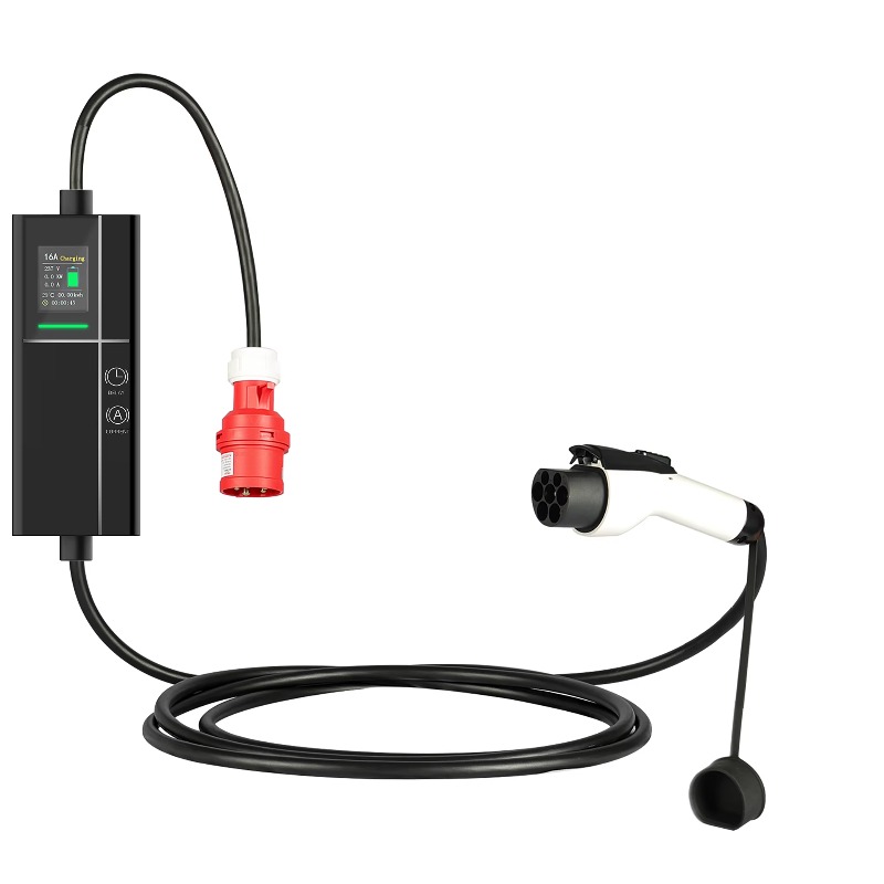 32A 3 Phase Adjustable Portabl - Type 2 Portable Ev Charger 11Kw Cee ulasan dan harga