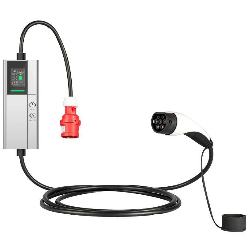 32A 3 Phase Adjustable Portabl - Type 2 Portable Ev Charger 11Kw Cee ulasan dan harga